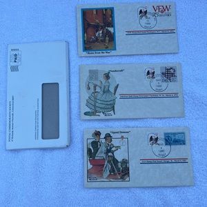 Norman Rockwell Cover Collection Envelopes